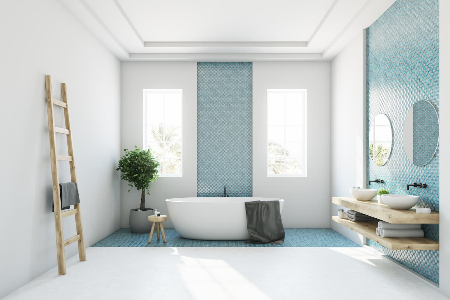 salle de bain art déco